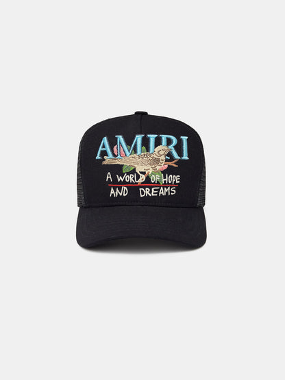 Hope And Dreams Trucker Hat - Black | Amiri Featured
