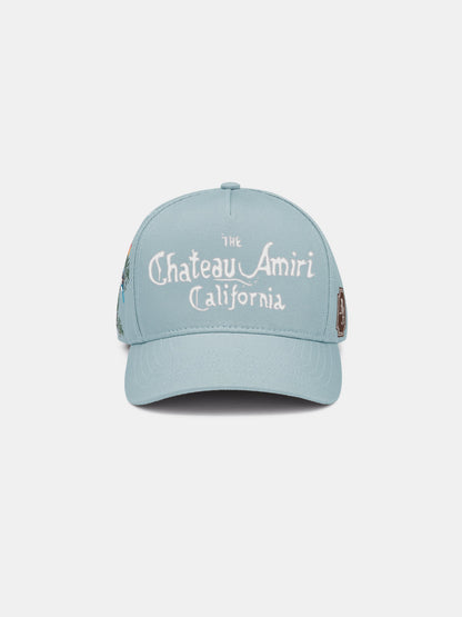 Chateau Floral Cotton Hat - Steel | Amiri Popular Choice