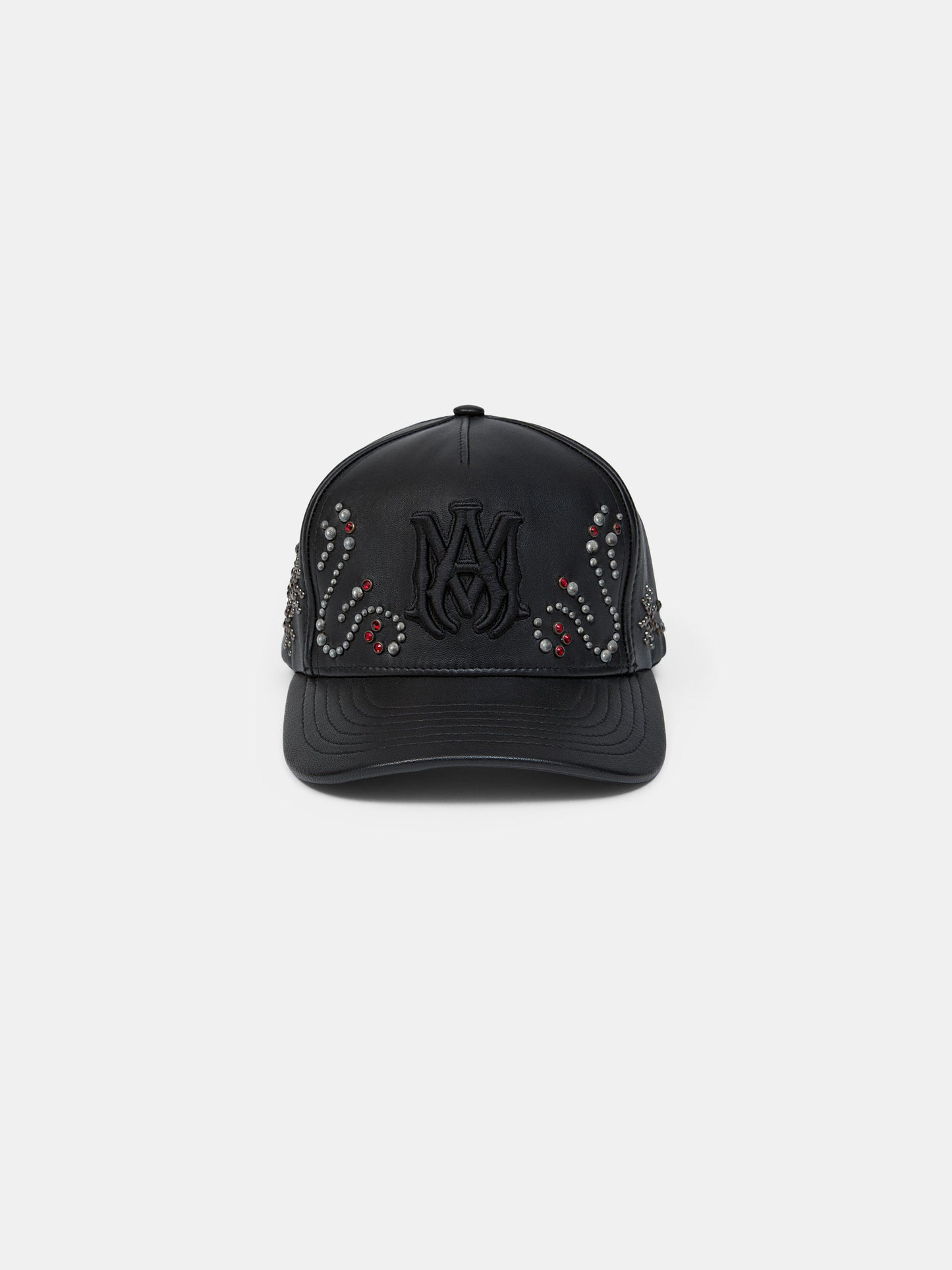 Ma Stud Leather Hat - Black | Amiri Best Seller