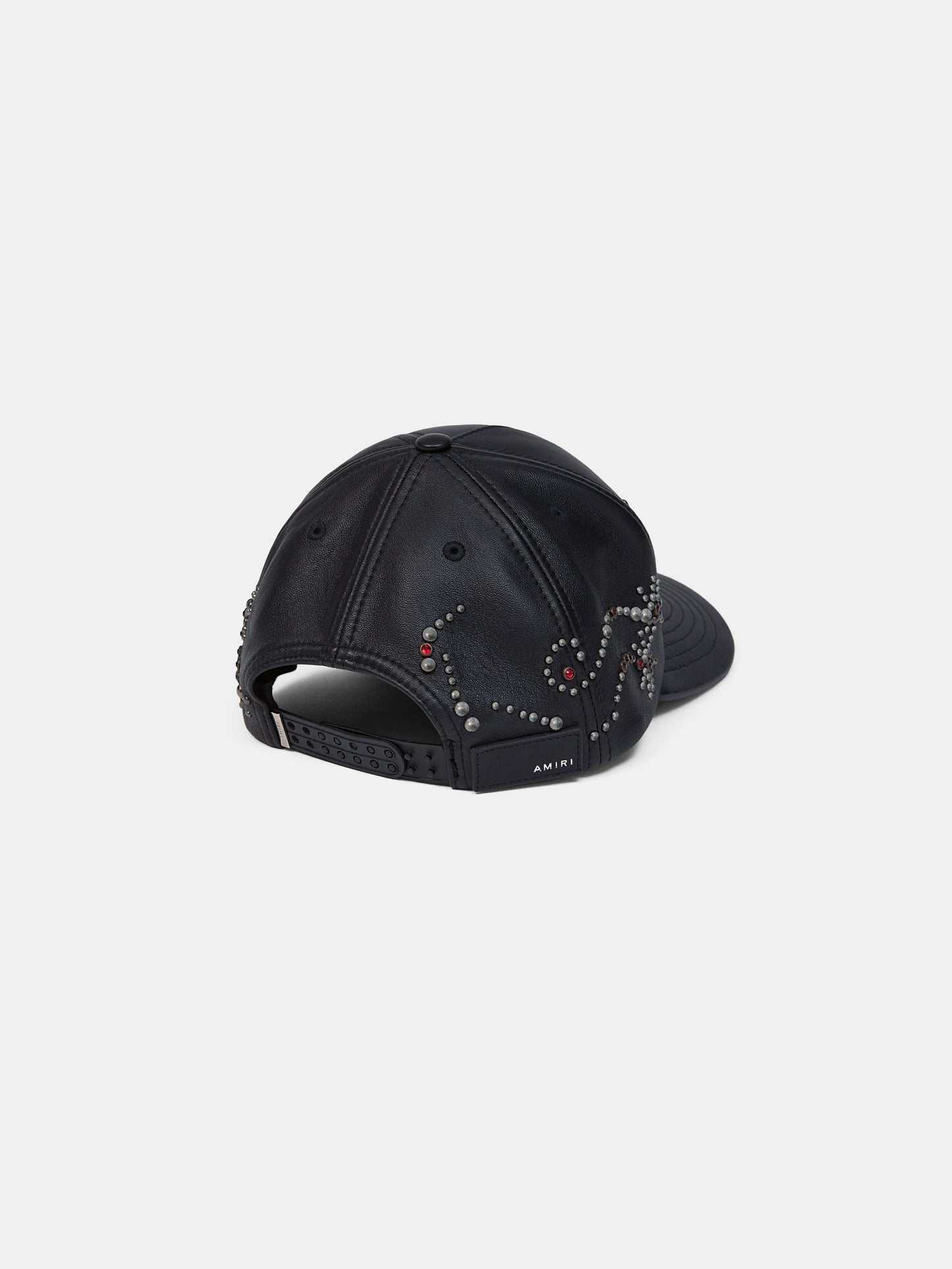 Ma Stud Leather Hat - Black | Amiri Best Seller