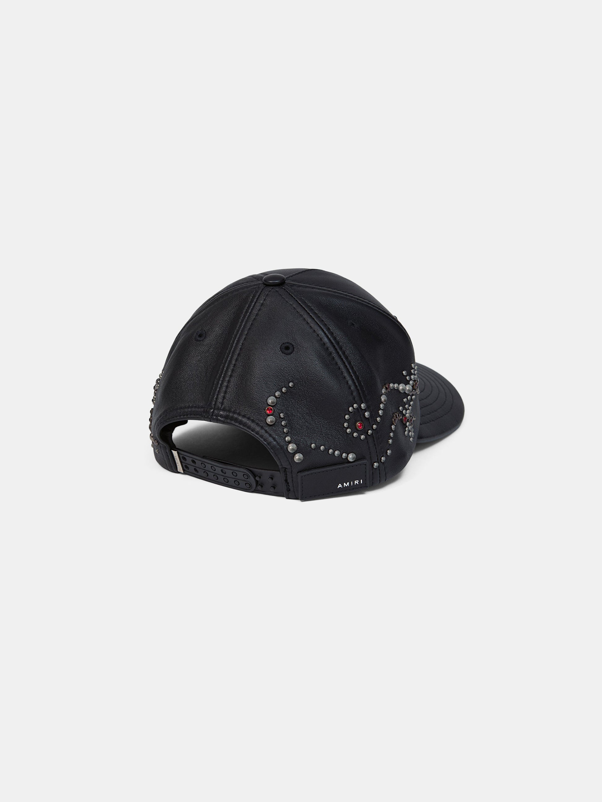 Ma Stud Leather Hat - Black | Amiri Best Seller