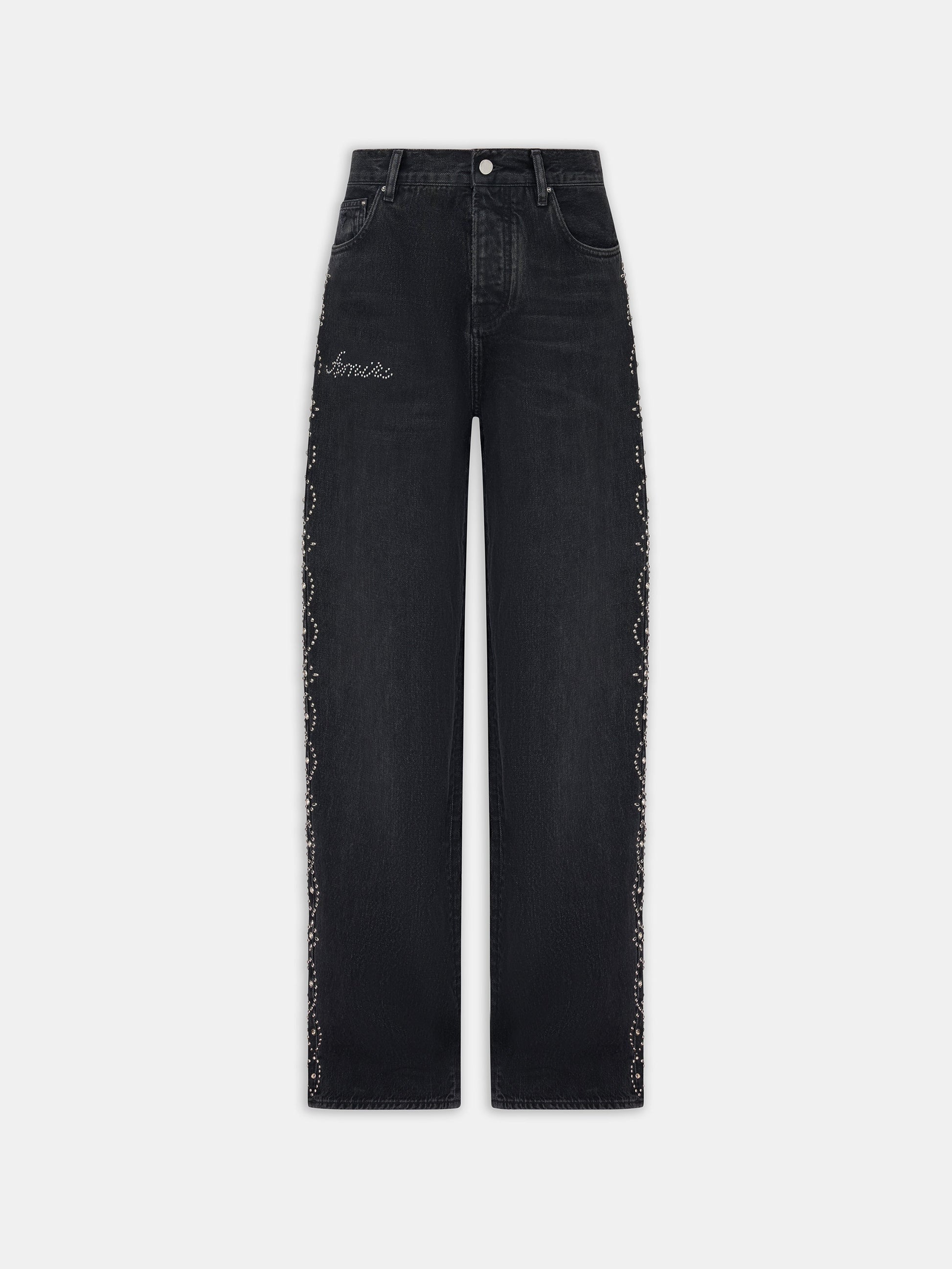 Stud Baggy Jean - Retro Black | Amiri Budget Friendly