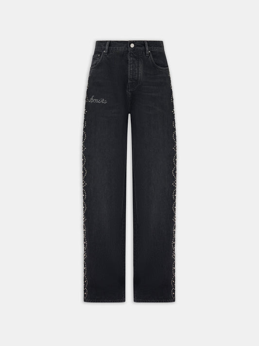 Stud Baggy Jean - Retro Black | Amiri Budget Friendly