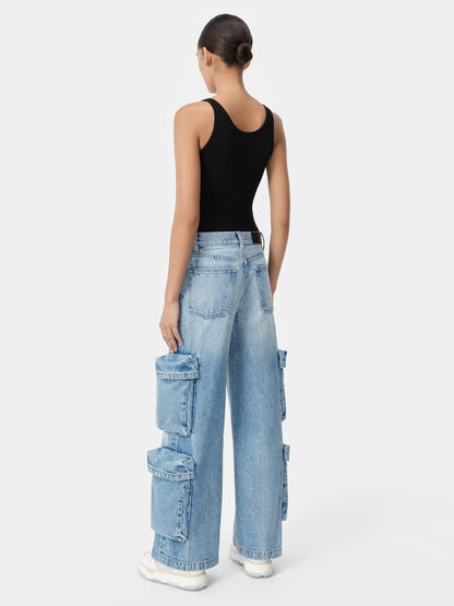 Baggy Cargo Jean - Antique Indigo | Amiri Special Offer