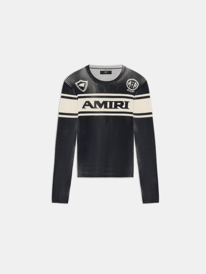 Amiri Sport Long Sleeve Tee - Black | Amiri Featured
