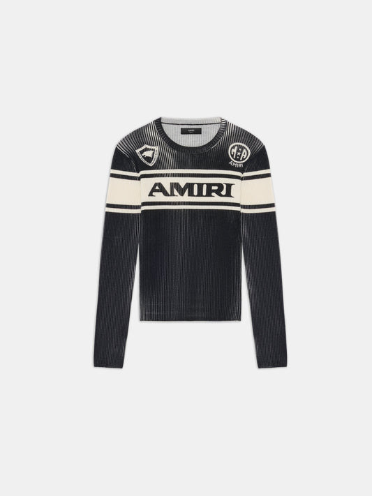 Amiri Sport Long Sleeve Tee - Black | Amiri Featured