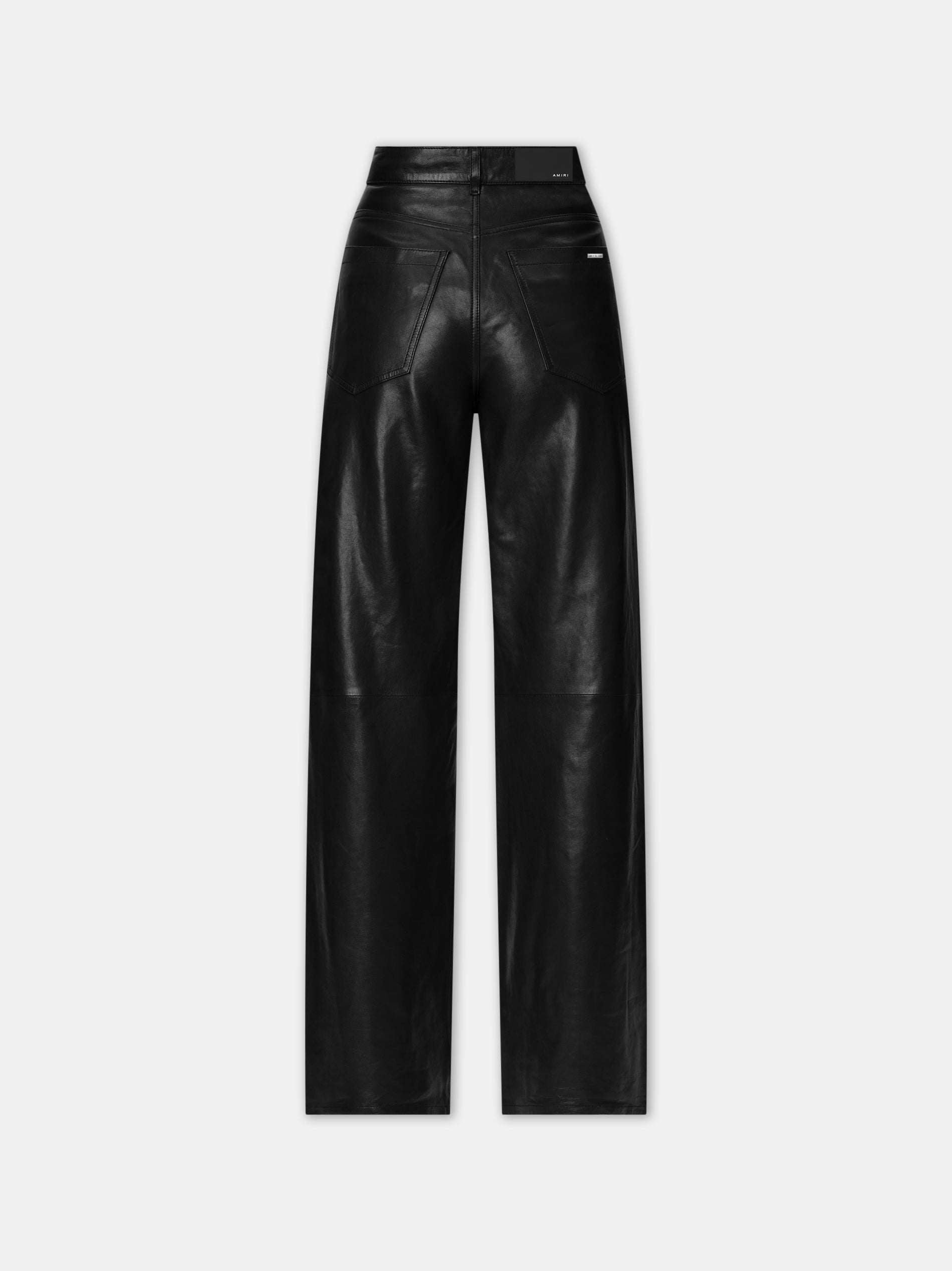 Leather Wide Straight - Black | Amiri Popular Choice
