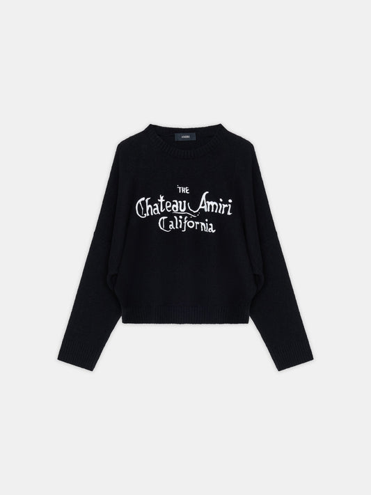 Chateau Amiri Sweater - Black | Amiri Best Seller