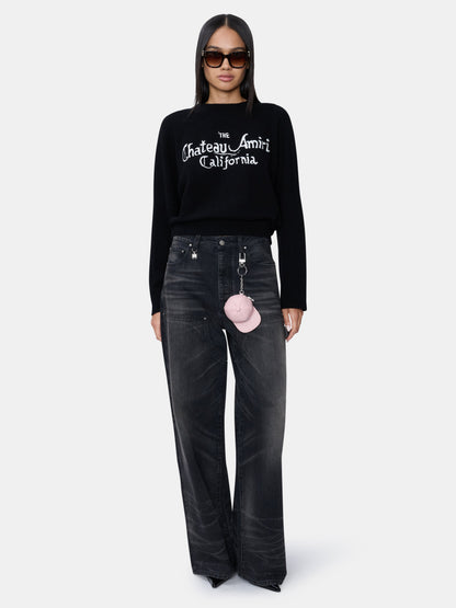 Chateau Amiri Sweater - Black | Amiri Best Seller