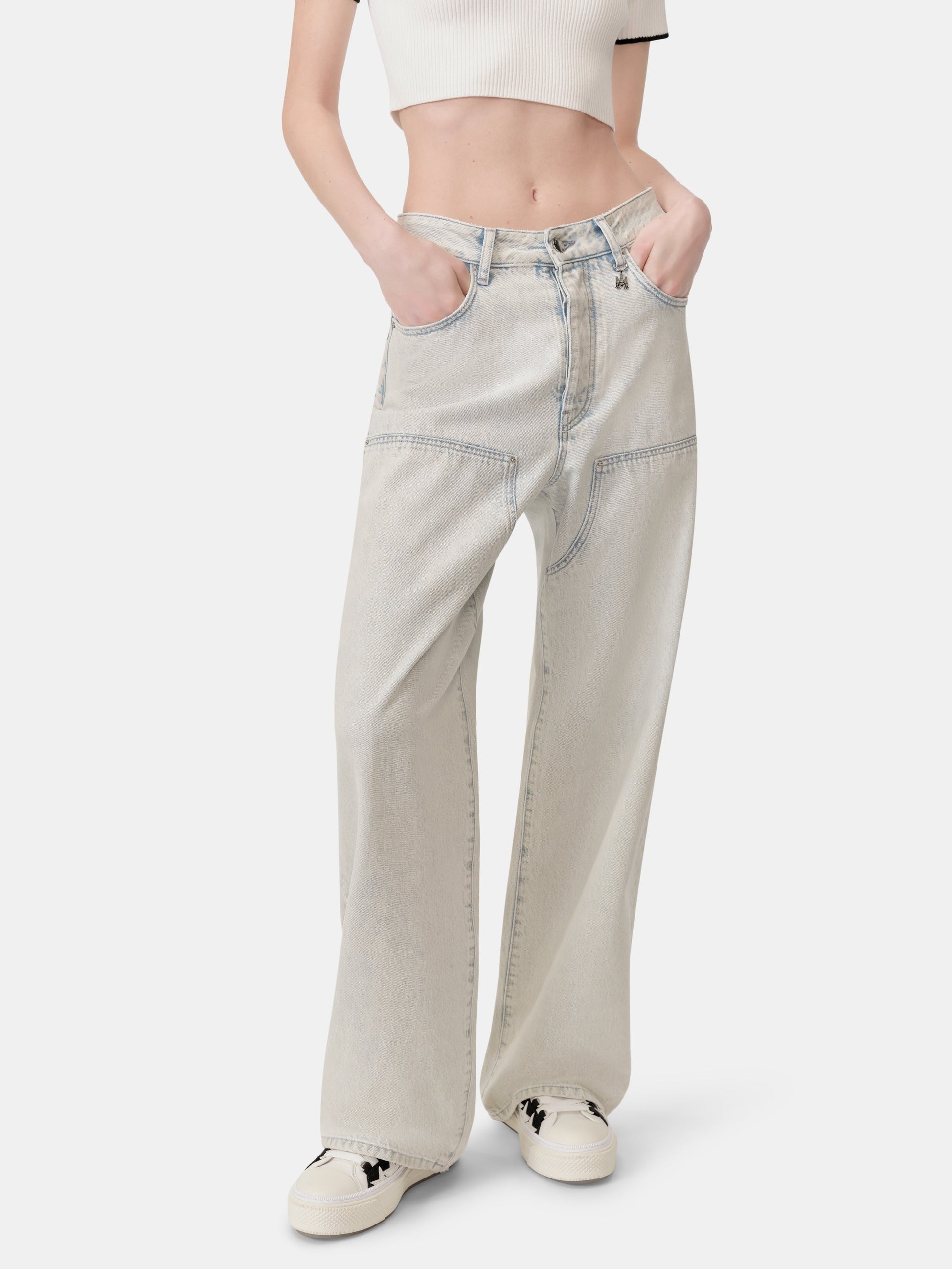 Carpenter Jean - Bleached Indigo | Amiri Sale