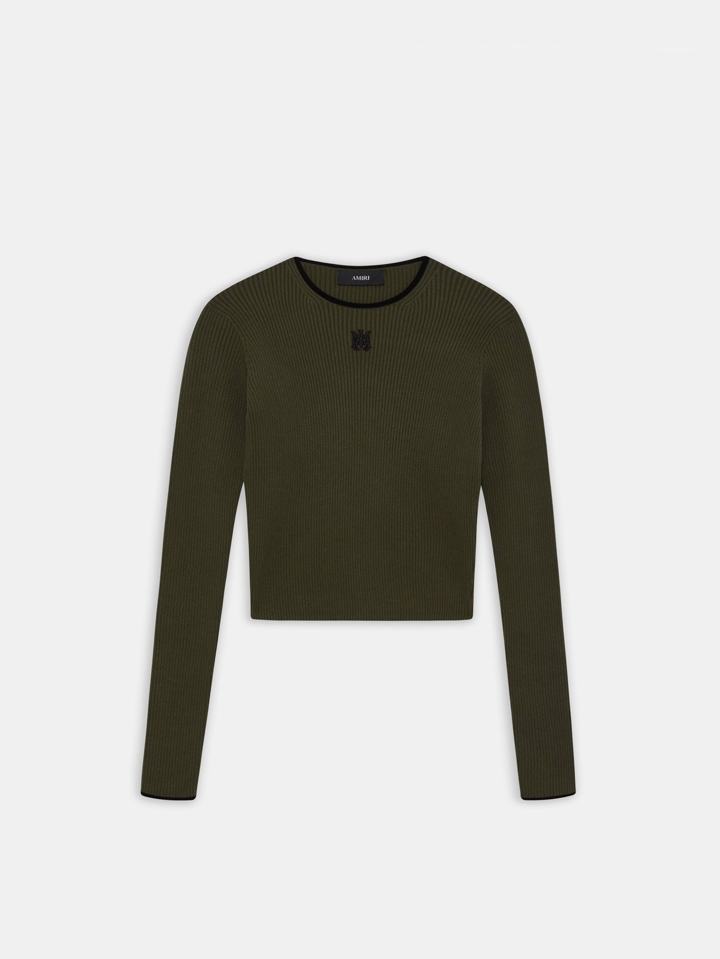 Ma Long Sleeve Tee - Dark Sage | Amiri Online