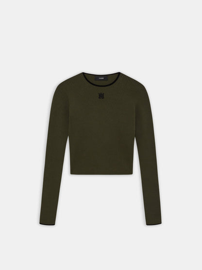 Ma Long Sleeve Tee - Dark Sage | Amiri Online