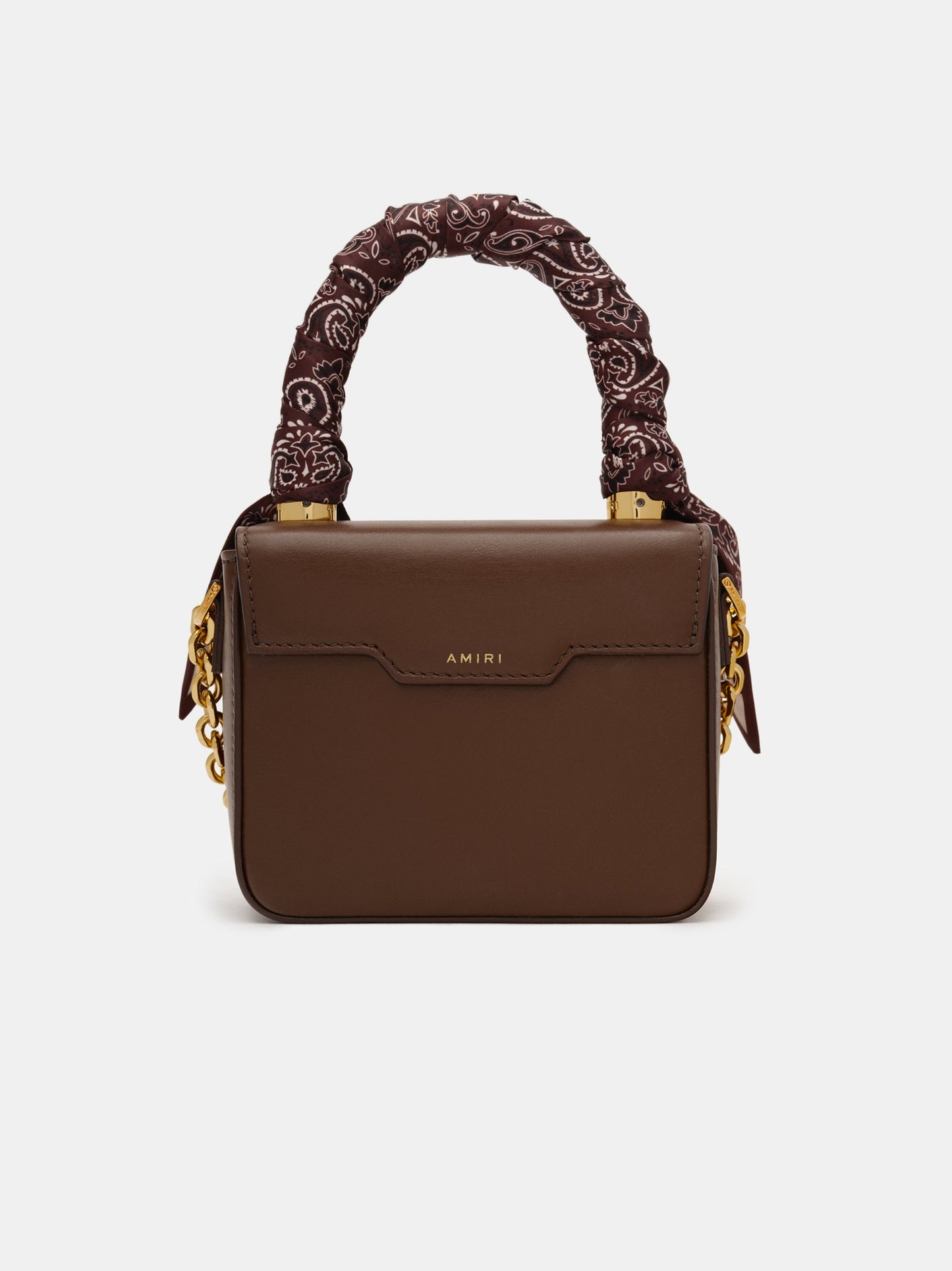 Micro Ma Bag With Chain Handle - Brown | Amiri Online