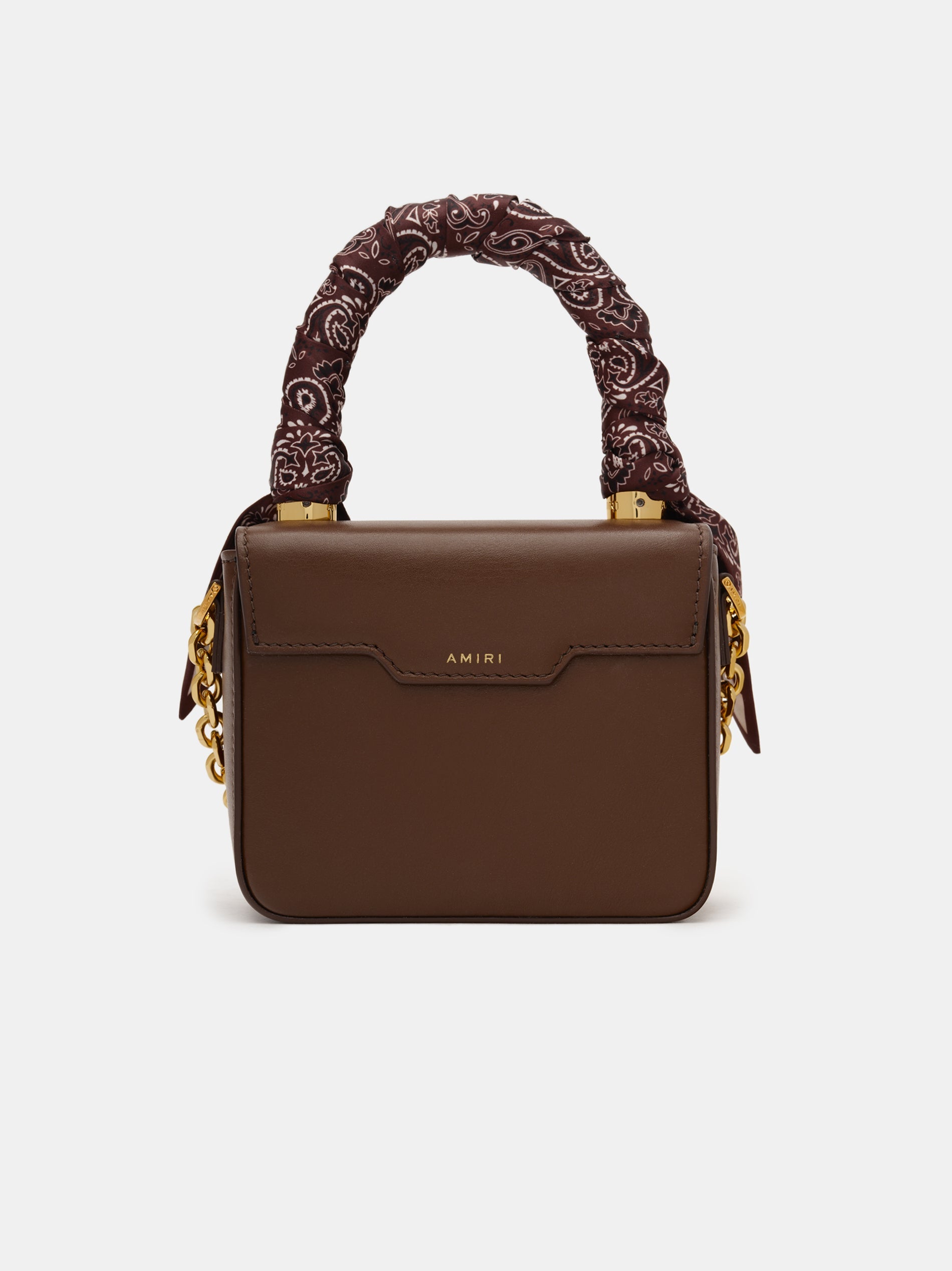 Micro Ma Bag With Chain Handle - Brown | Amiri Online