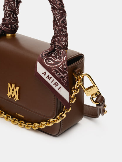 Micro Ma Bag With Chain Handle - Brown | Amiri Online