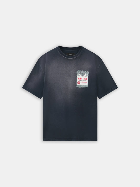 Chateau Stamp Oversized Tee - Black | Amiri Great Deal