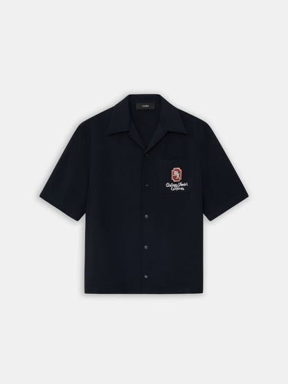 Ma Chateau Camp Shirt - Black | Amiri Online