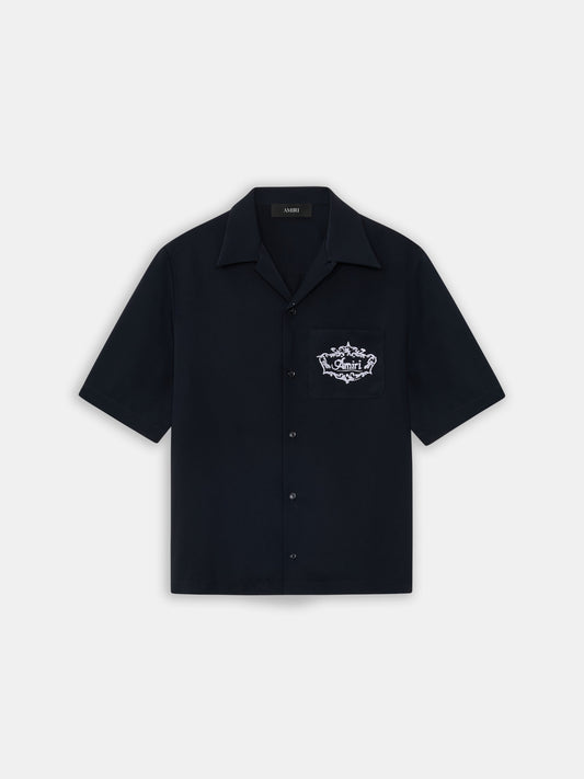 Chateau Crest Camp Shirt - Black | Amiri Great Deal