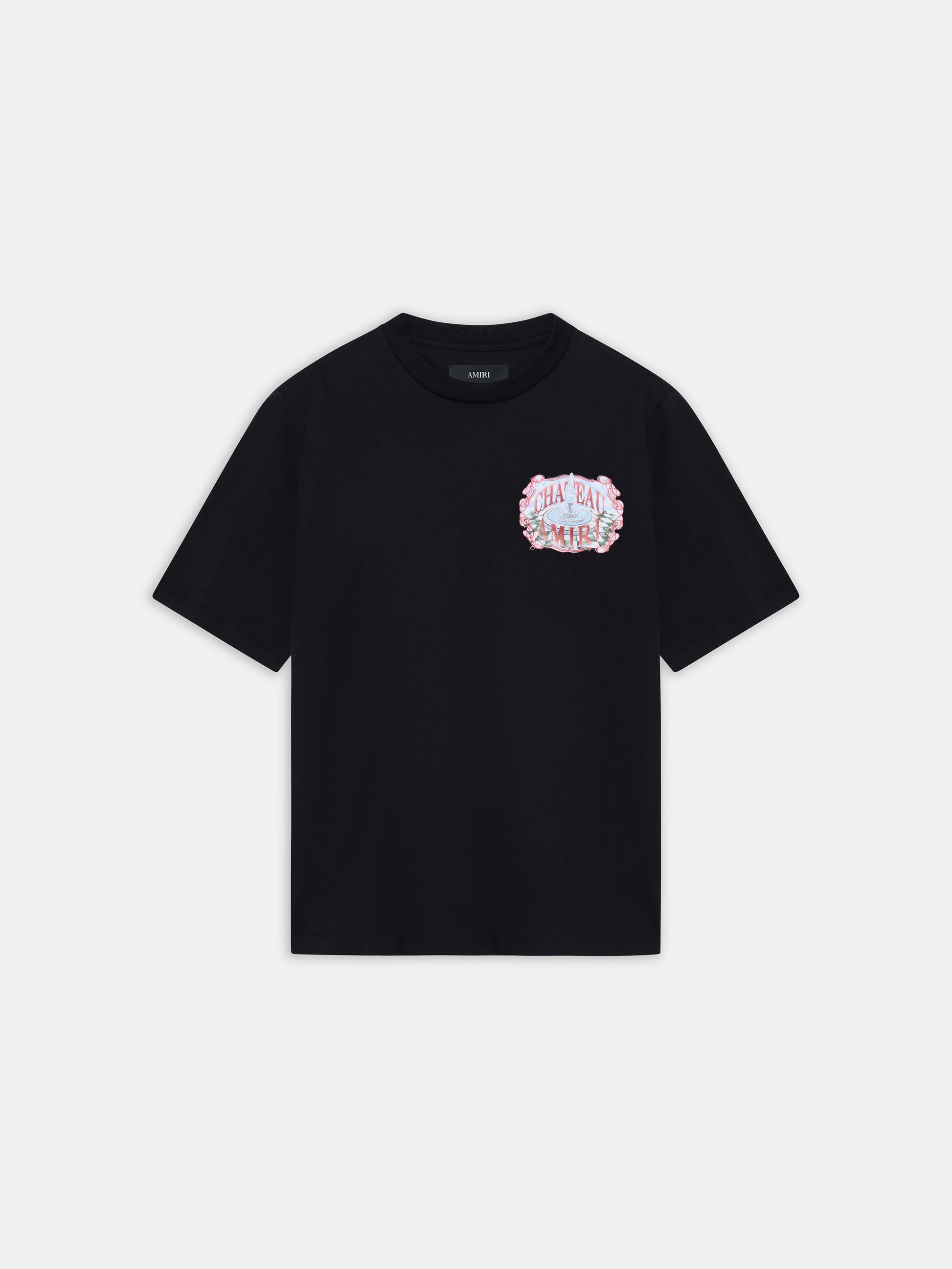 Chateau Sketch Oversized Tee - Black | Amiri Best Seller