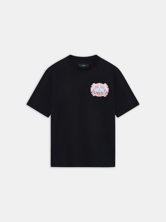 Chateau Sketch Oversized Tee - Black | Amiri Best Seller
