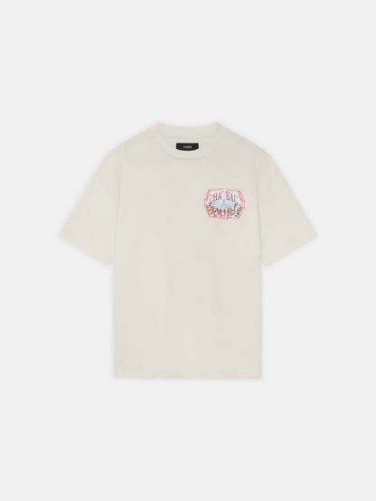 Chateau Sketch Oversized Tee - Ivory | Amiri Sale