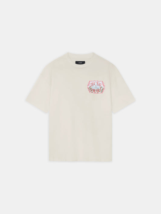 Chateau Sketch Oversized Tee - Ivory | Amiri Sale