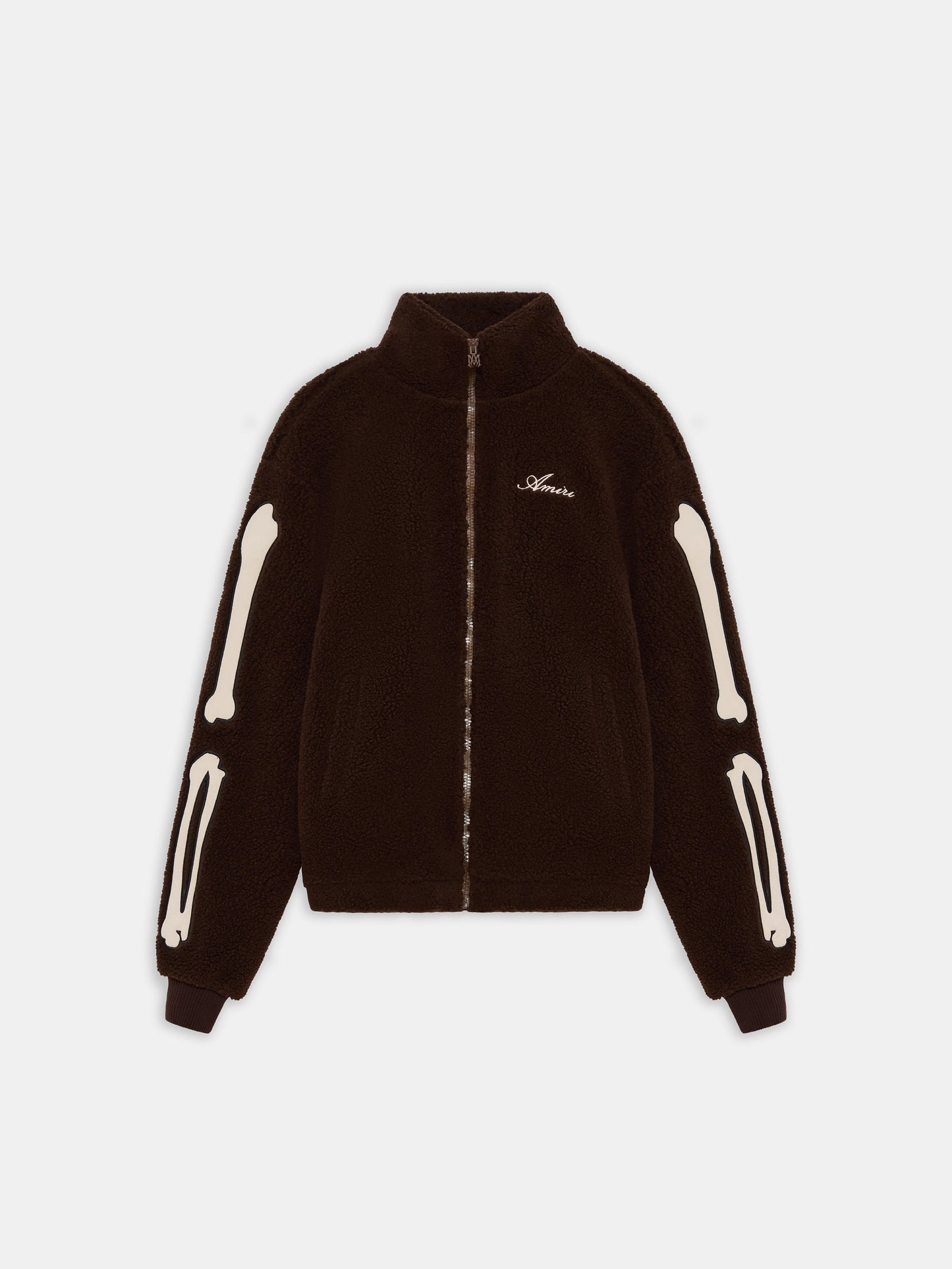 Bones Fleece Jacket - Dark Brown | Amiri Affordable