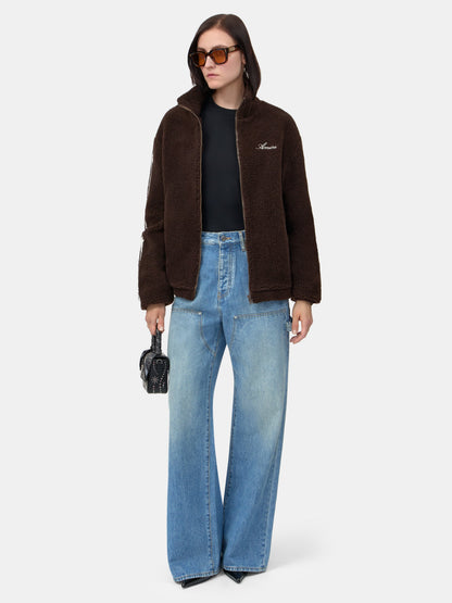 Bones Fleece Jacket - Dark Brown | Amiri Affordable