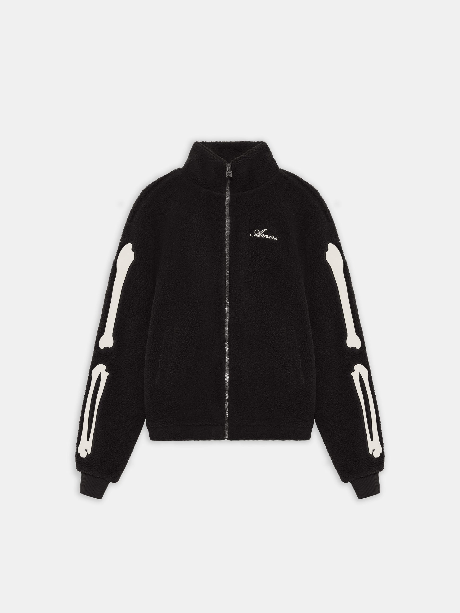 Bones Fleece Jacket - Black | Amiri Great Deal