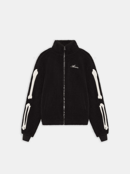 Bones Fleece Jacket - Black | Amiri Great Deal