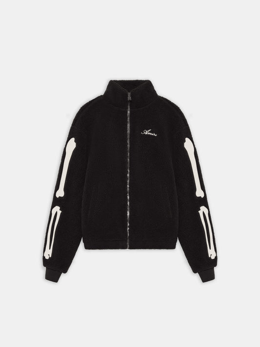 Bones Fleece Jacket - Black | Amiri Great Deal