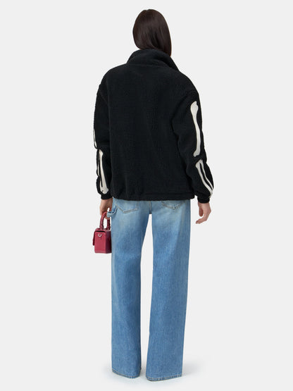 Bones Fleece Jacket - Black | Amiri Great Deal