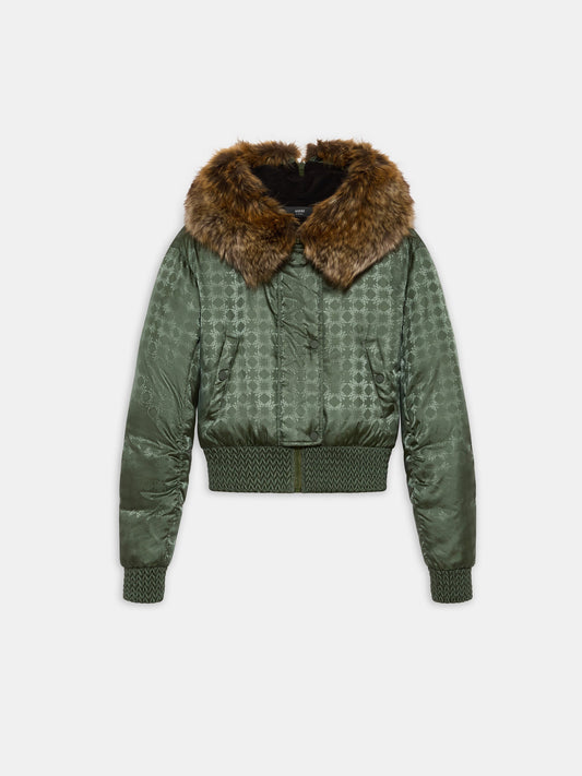 Ma Quad Hooded Down Jacket - Dark Sage | Amiri Best Seller