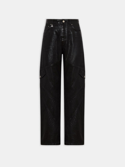 Waxed Paneled Jean - Black Wax | Amiri Sale