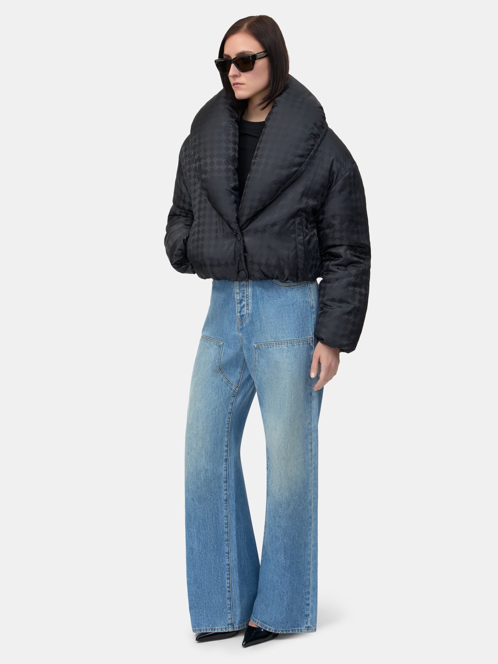 Ma Quad Shawl Down Jacket - Black | Amiri Online