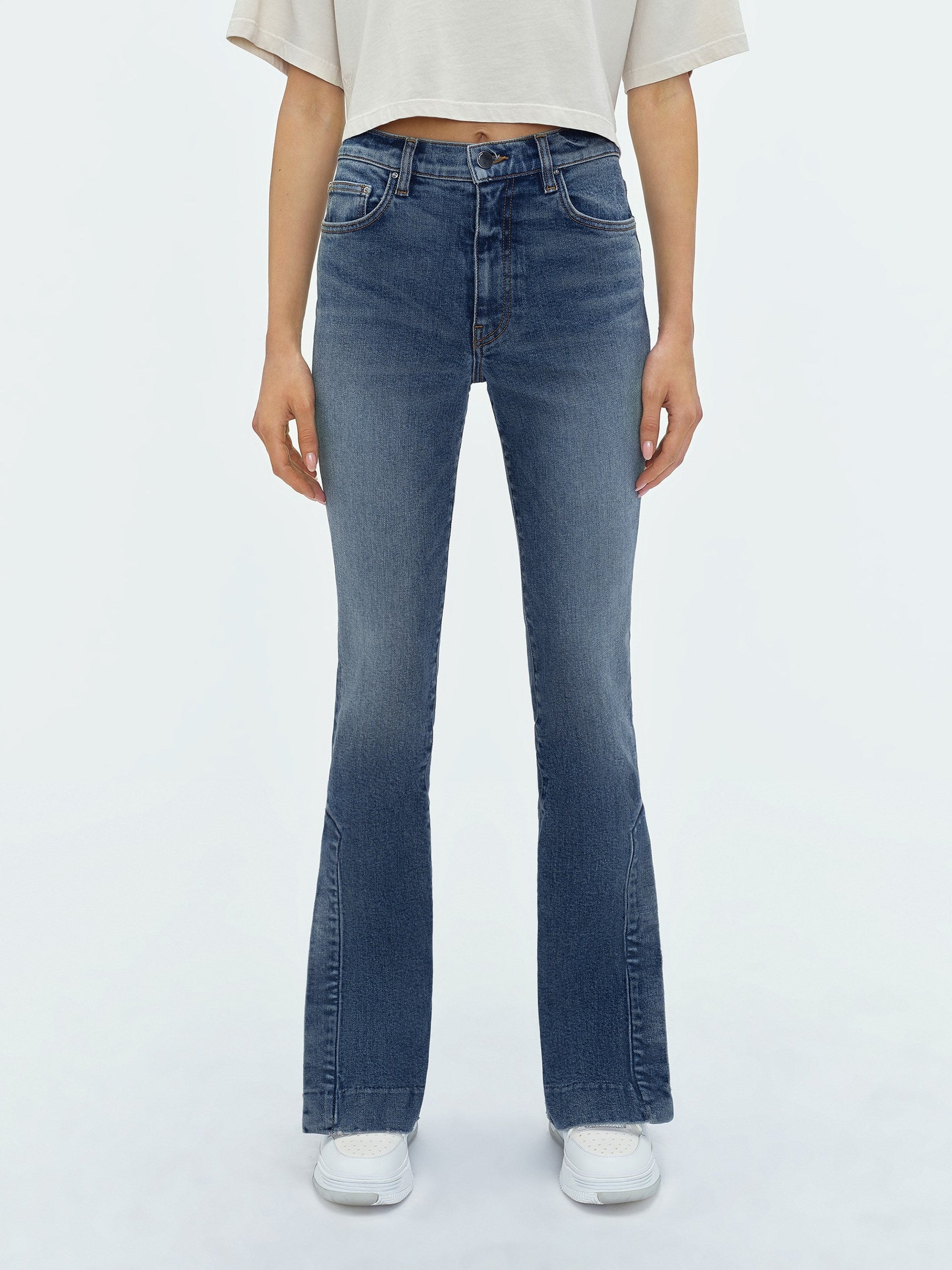 Kick Flare - River Indigo | Amiri Great Deal