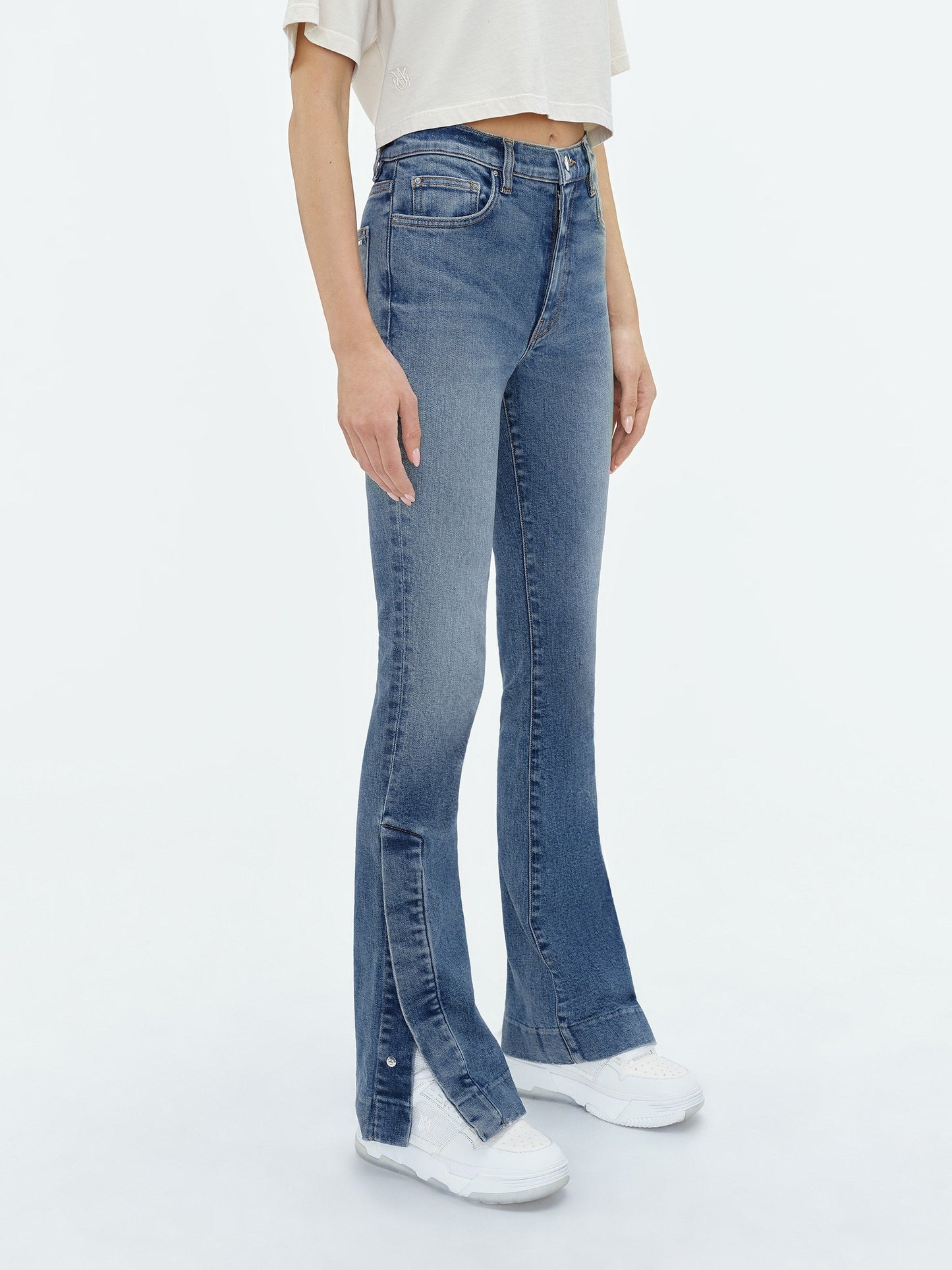 Kick Flare - River Indigo | Amiri Great Deal