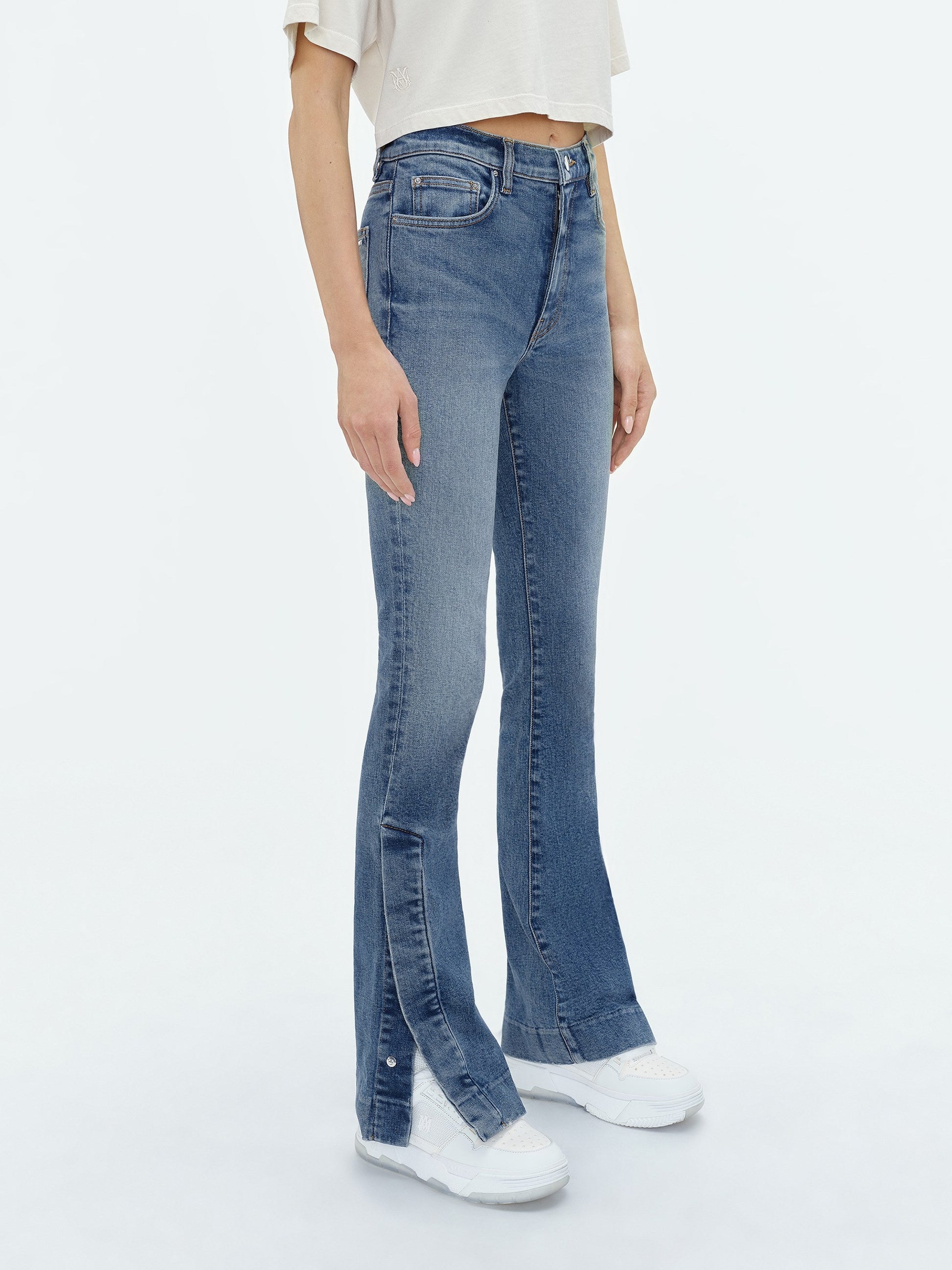 Kick Flare - River Indigo | Amiri Great Deal