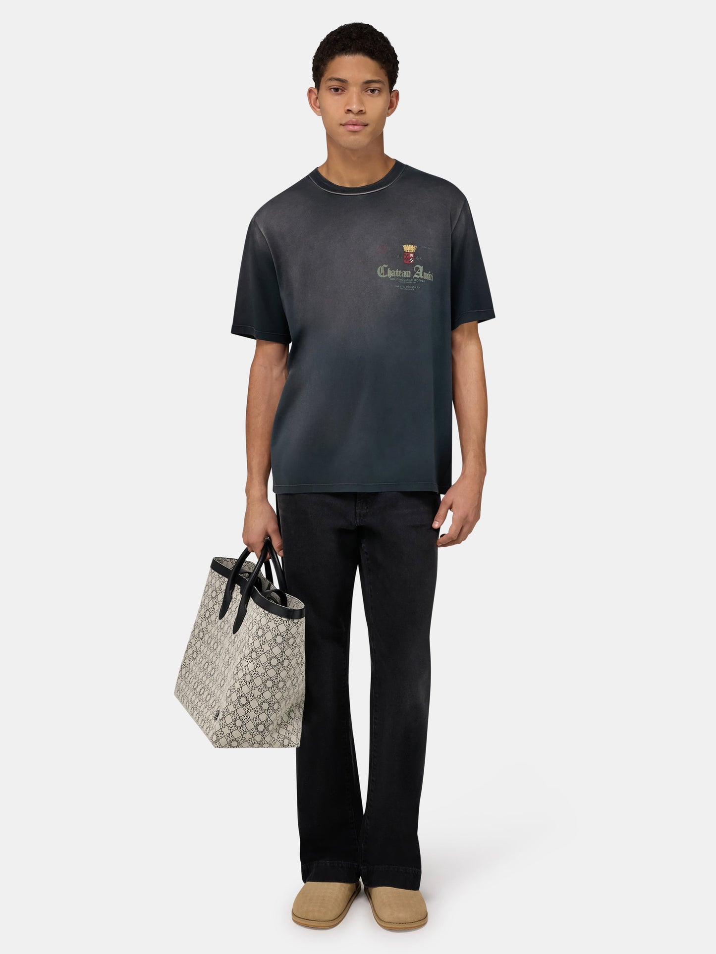 Chateau Crown Tee - Black | Amiri Best Seller