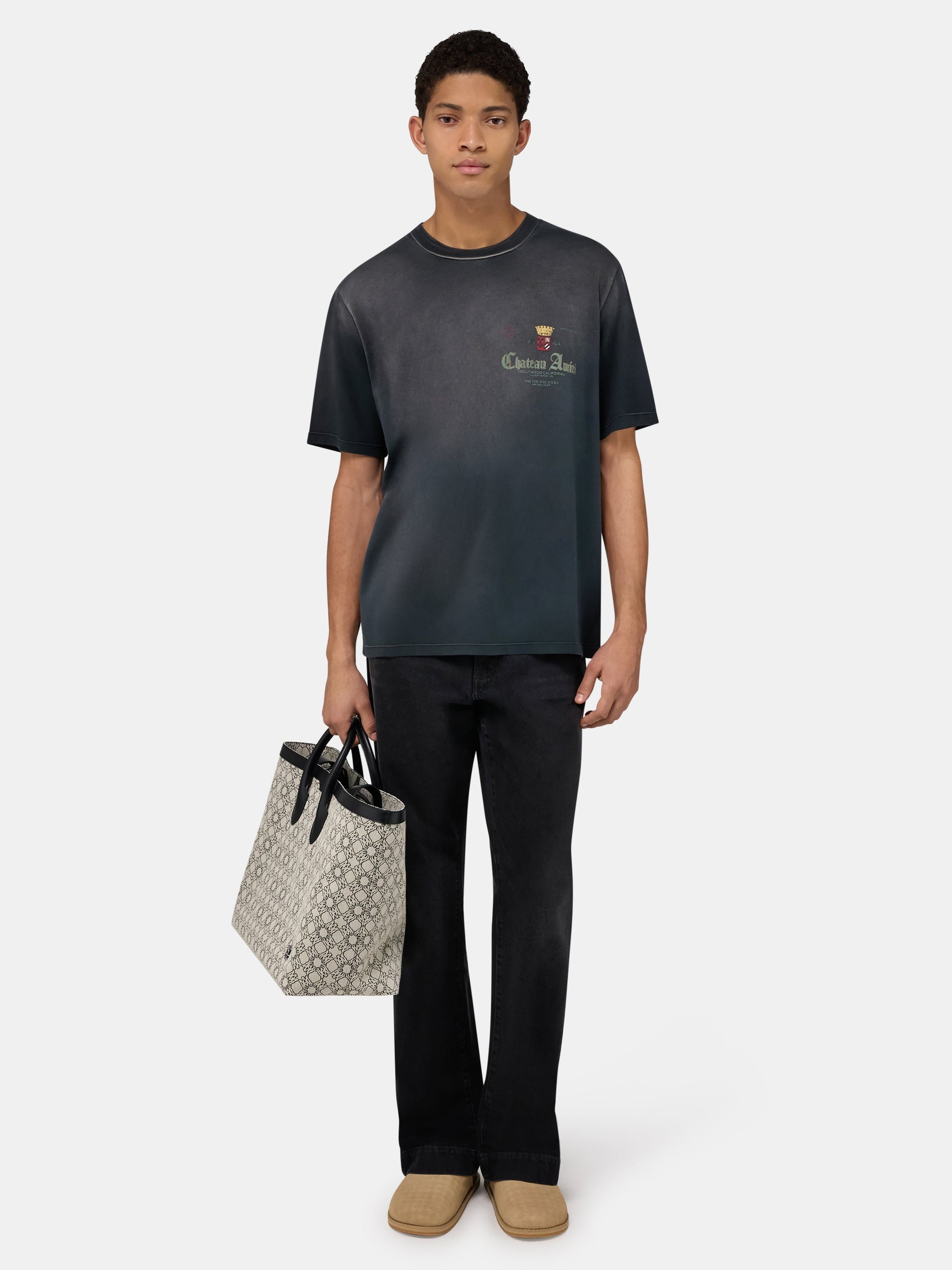 Chateau Crown Tee - Black | Amiri Best Seller