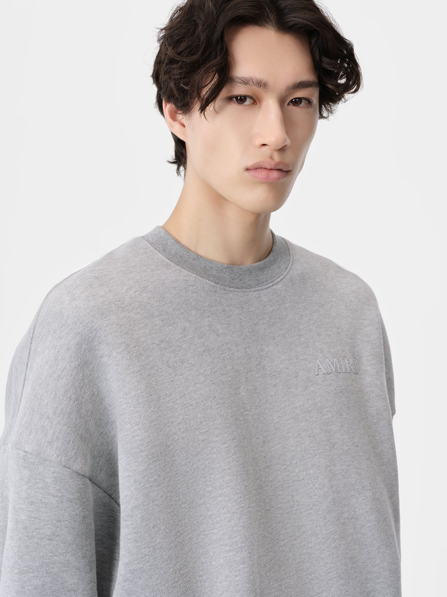 Amiri Oversized Crew - Grey | Amiri Sale