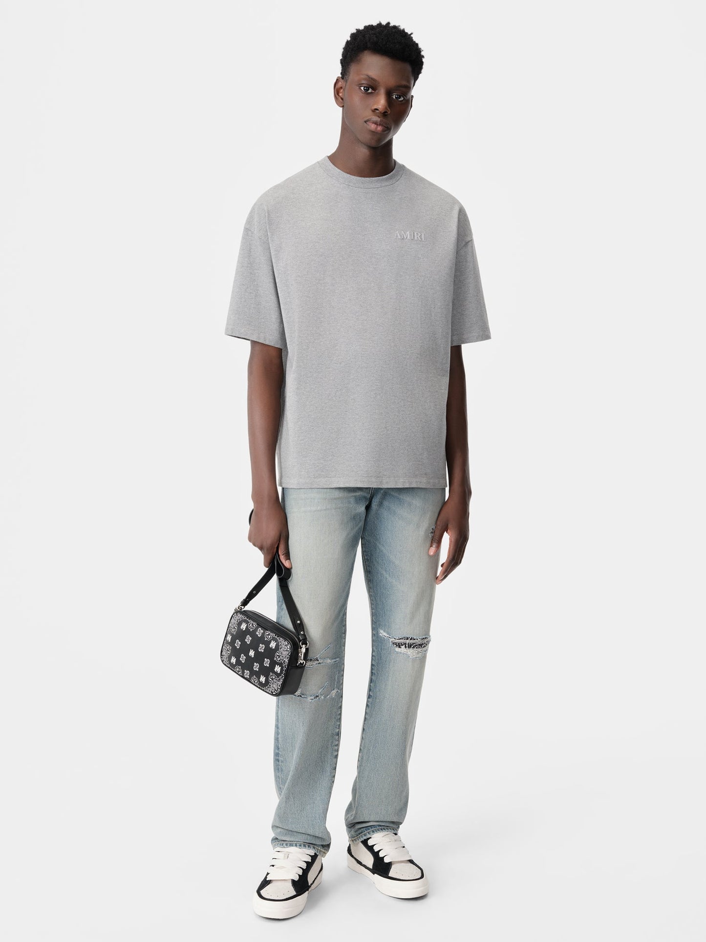 Amiri Oversized Tee - Grey | Amiri Online