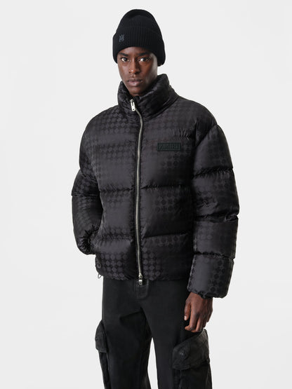Ma Quad Jacquard Down Jacket - Black | Amiri Affordable
