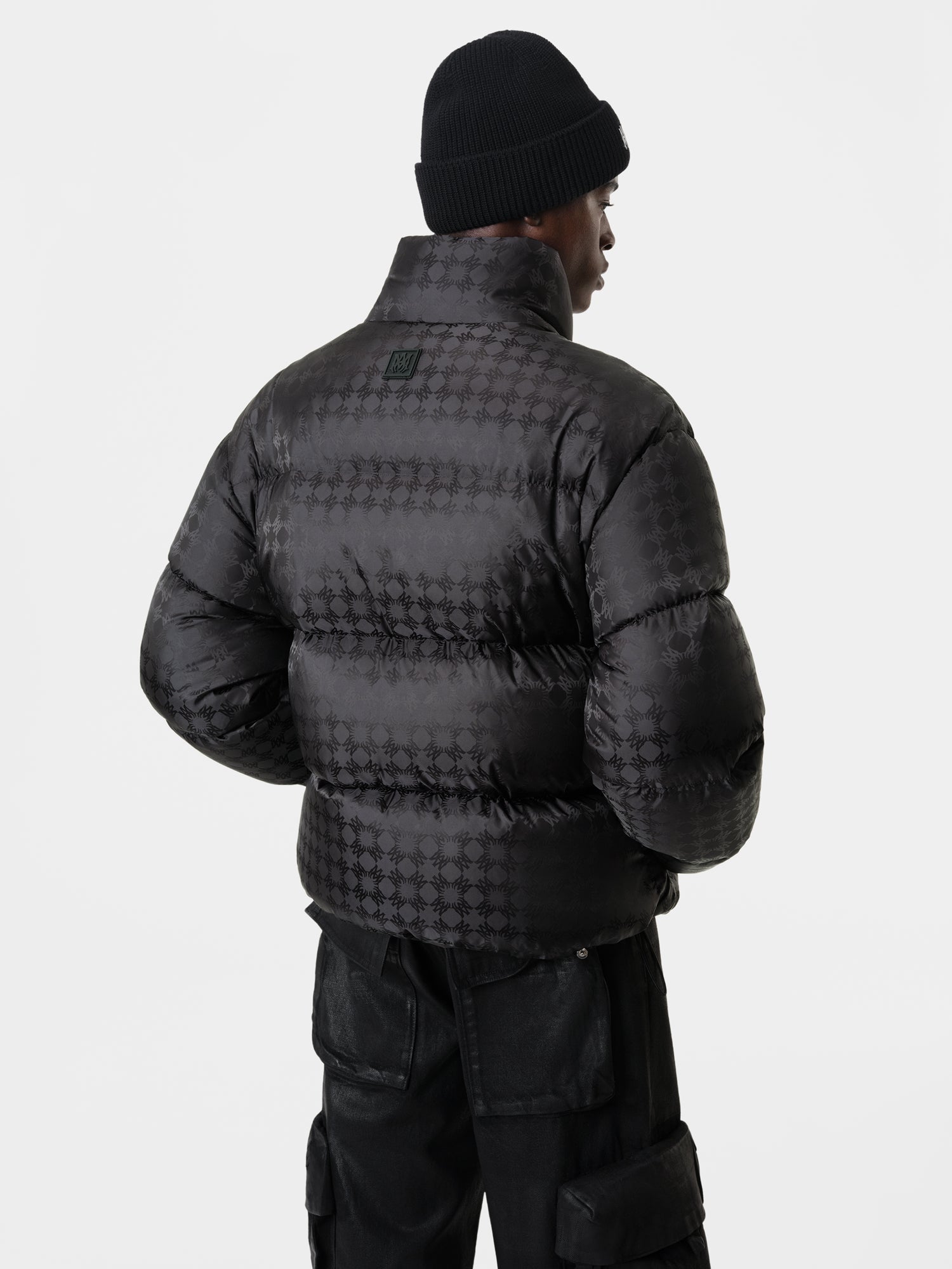 Ma Quad Jacquard Down Jacket - Black | Amiri Affordable