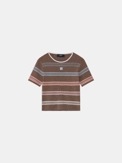 Ma Stripe Tee - Tobacco | Amiri Great Deal