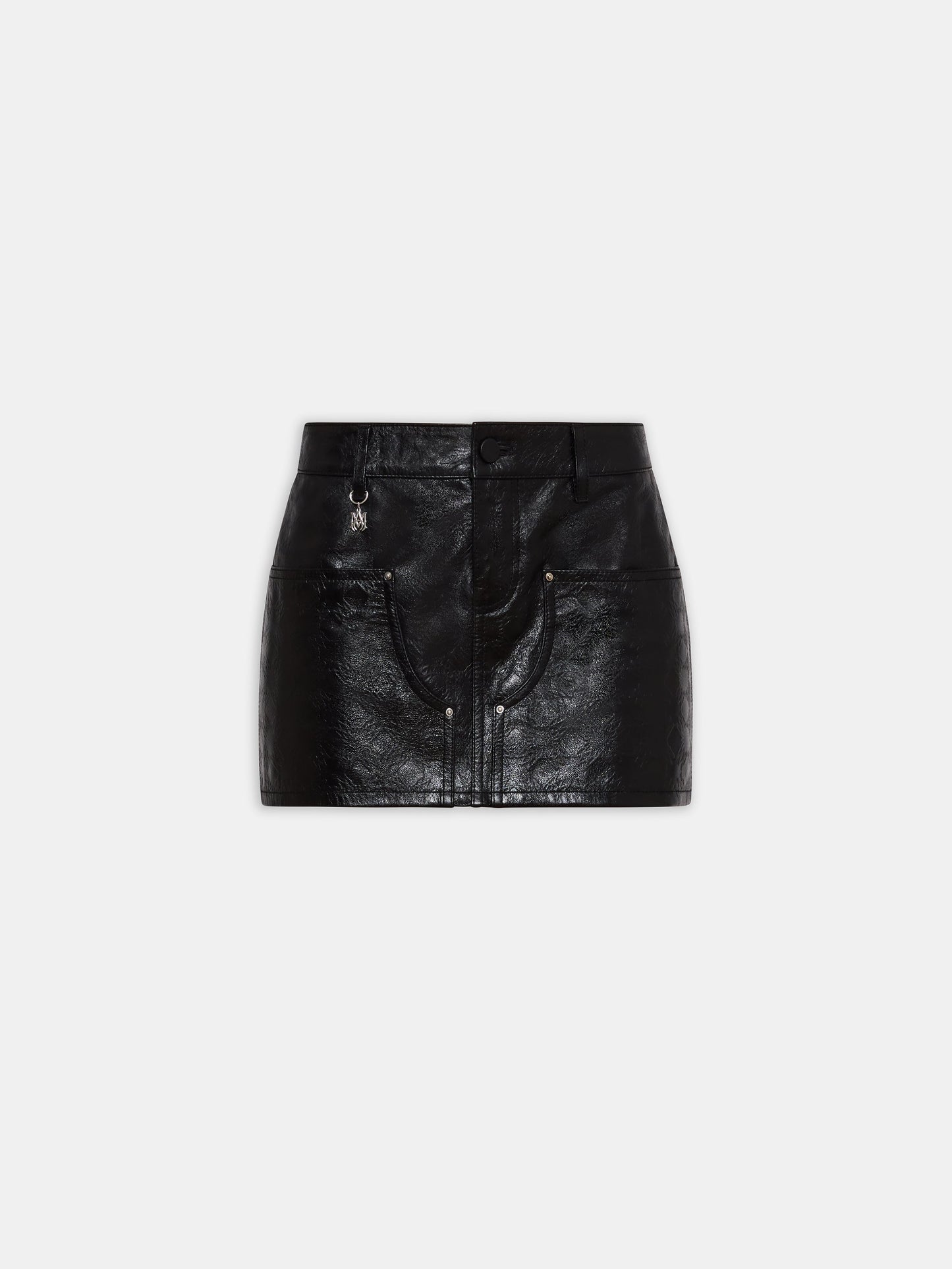 Ma Quad Leather Skirt - Black | Amiri Featured