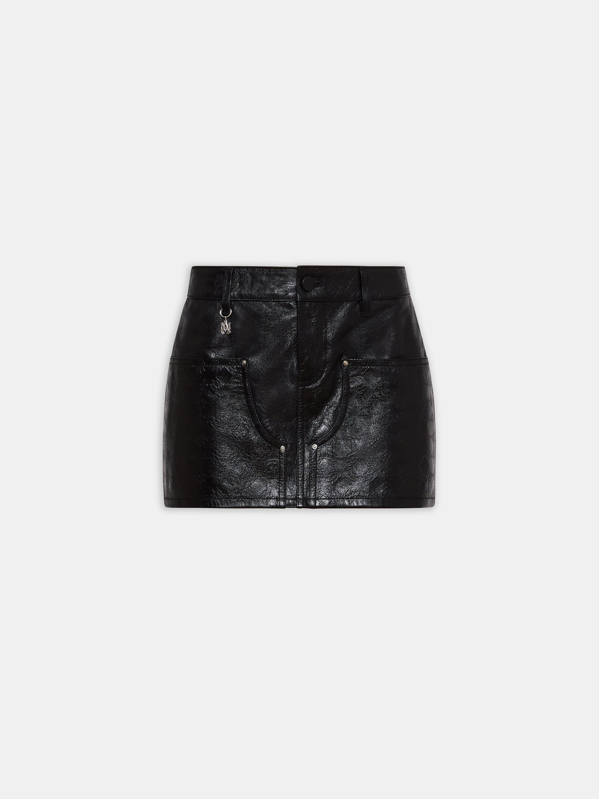 Ma Quad Leather Skirt - Black | Amiri Featured