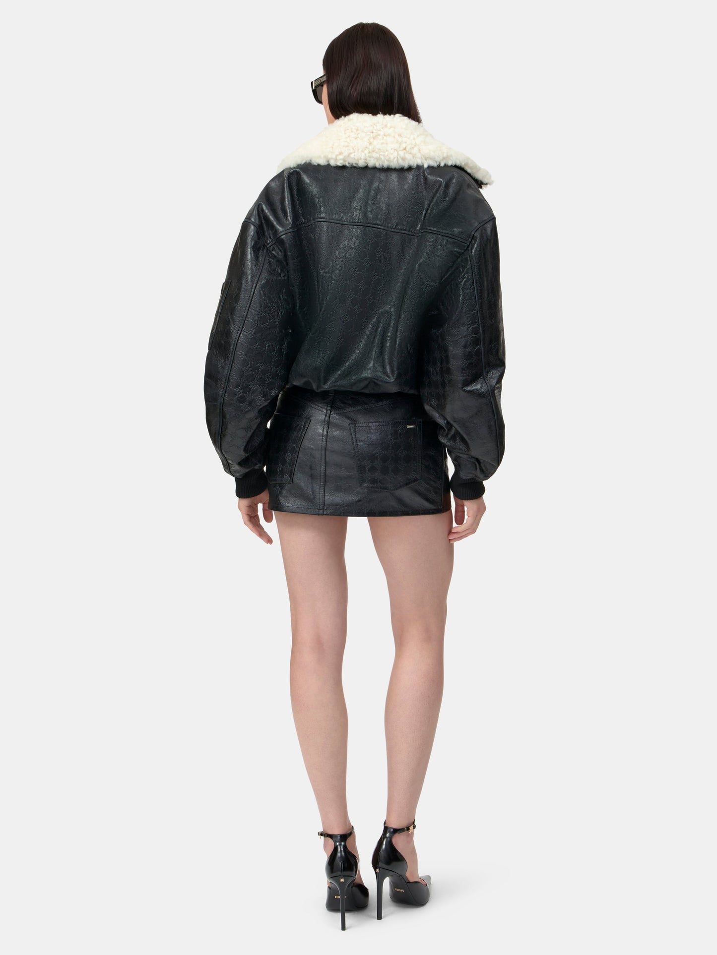 Ma Quad Leather Skirt - Black | Amiri Featured