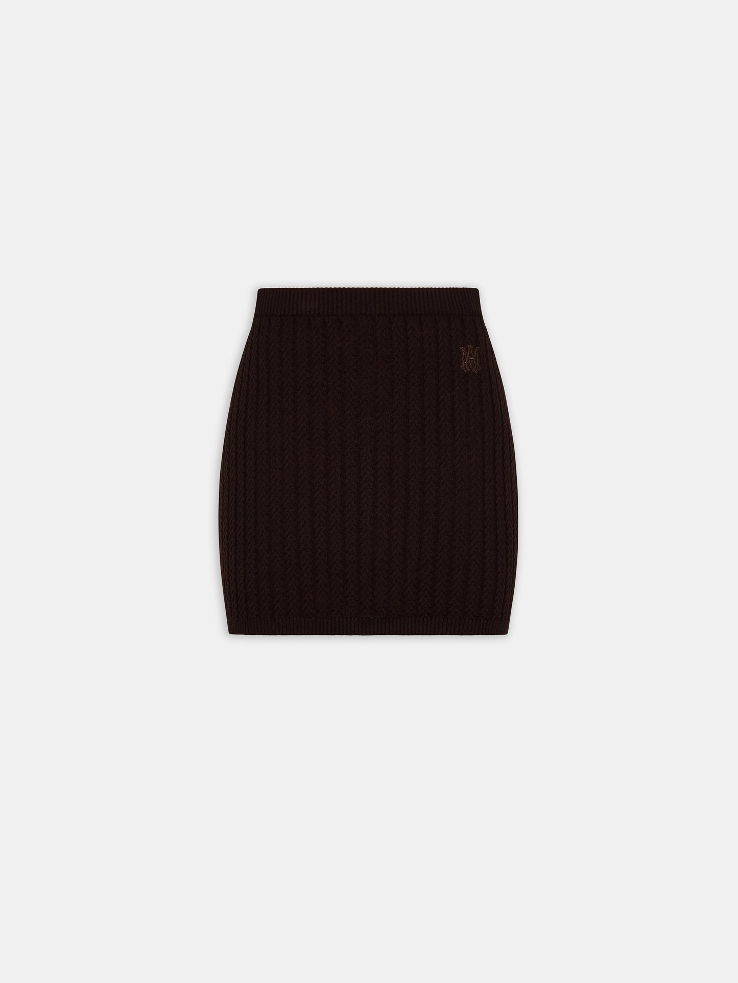 Ma Cable Knit Skirt - Dark Brown | Amiri Popular Choice