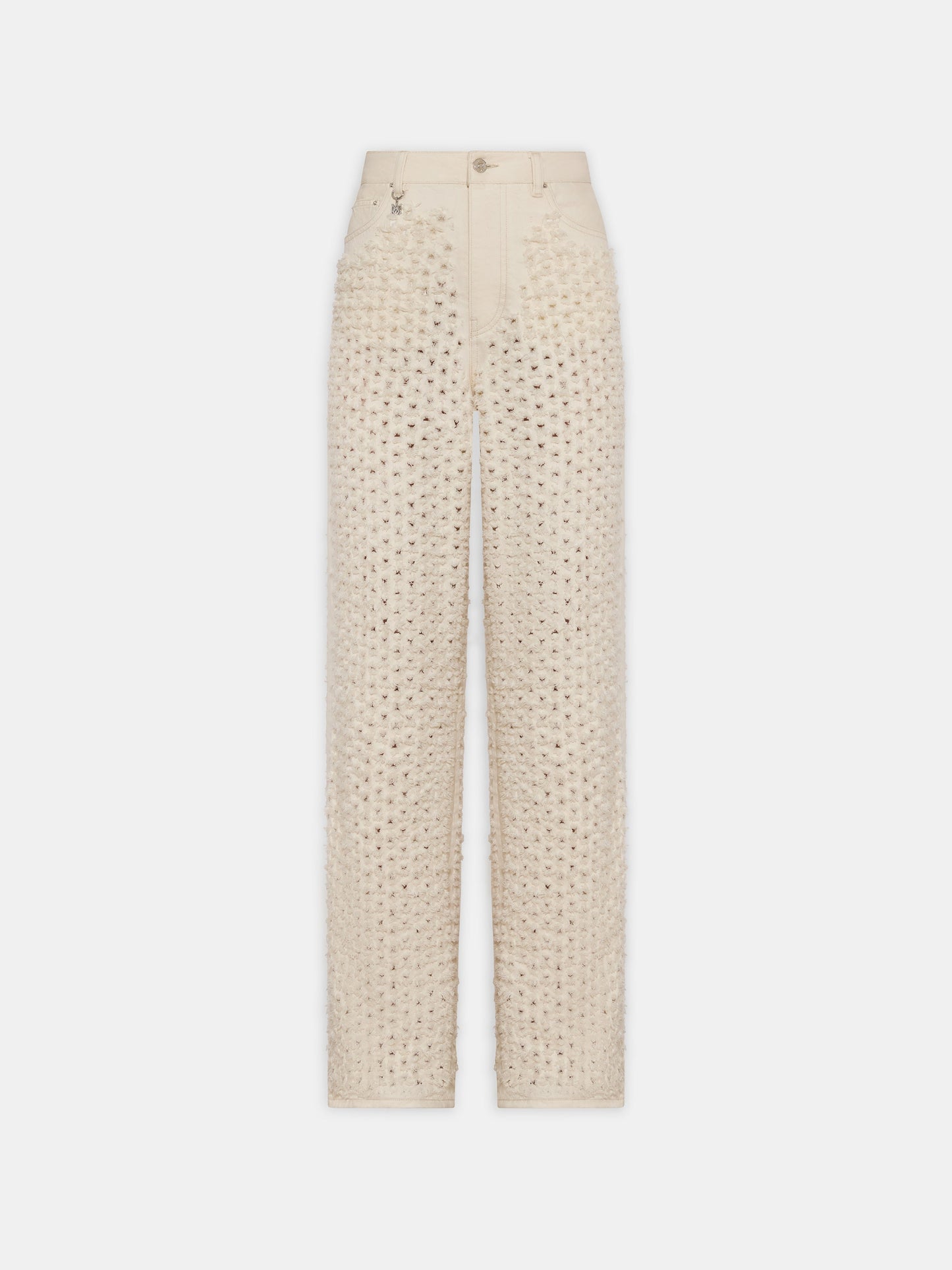 Boucle Denim Straight Jean - Ecru | Amiri Value